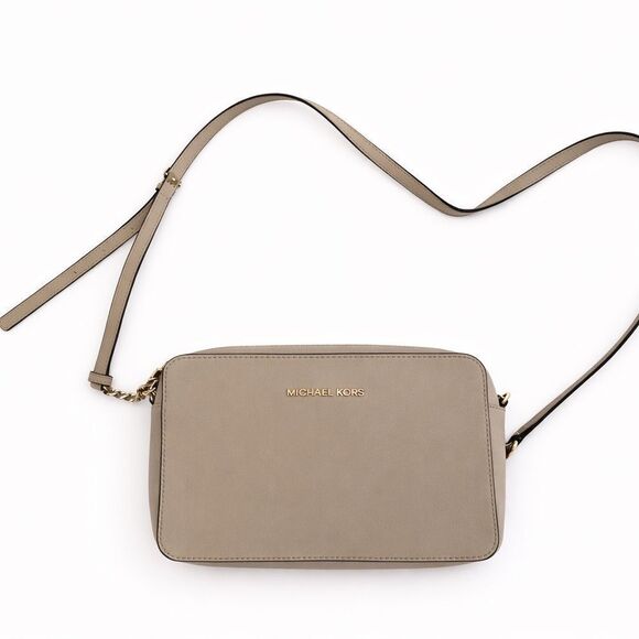 Michael Kors Handbags - Michael Kors Beige Crossbody Bag